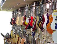 Check out our large selection of acoustic and electric guitars and basses!